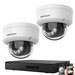 IP Hikvision PoE 8MP Kameraüberwachungsset mit 2 Dome Kameras, NVR inklusive 1TB.