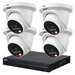 Dahua PoE Kamerasystem 8MP – Set mit 4 Wizsense Turret-Kameras und NVR