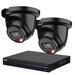 Dahua PoE Kamerasystem 8MP - 4K Dual Light Turret Set mit Mikrofon