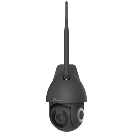 NVS-IPC-0S2B zwarte 3MP buiten PTZ WiFi camera met autotracking