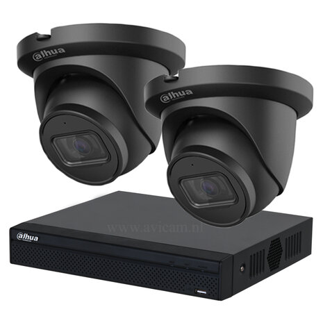 Dahua Starlight 4MP IP PoE camerasysteem