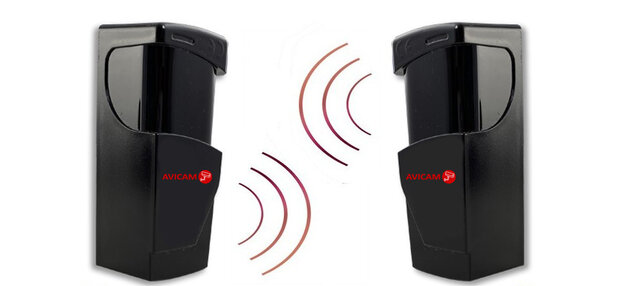Avicam Photocells Wall 180&deg; 