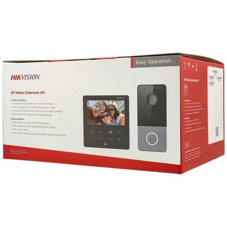 Hikvision DS-KIS606-P Smart PoE und WiFi Video-T&uuml;rsprechanlage.