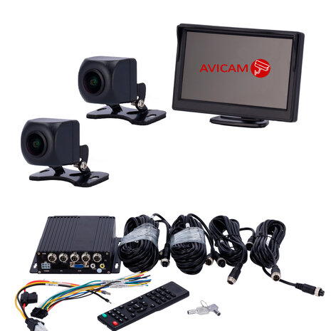 Komplettes Kamerasystem f&uuml;r Pkw, Wohnmobile, Nutzfahrzeuge und Lkw &ndash; Plug &amp; Play.