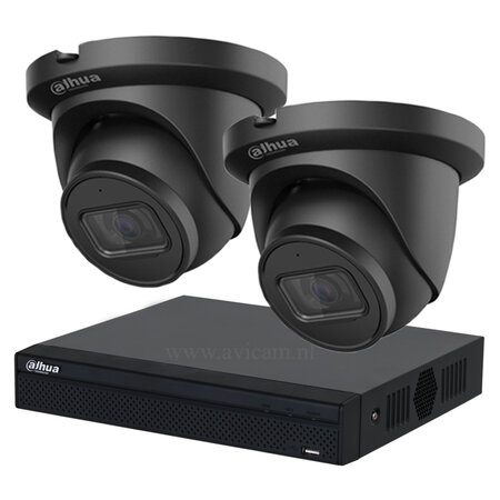 Dahua Starlight 4MP IP PoE camerasysteem