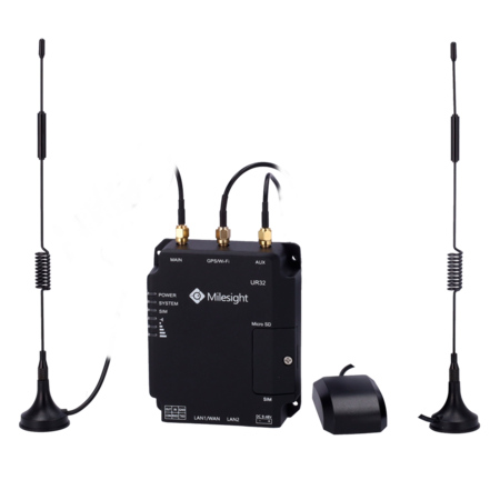 Milesight Industri&euml;le 4G LTE Cat 4 Router - Dual SIM &amp; 2 Ethernetpoorten