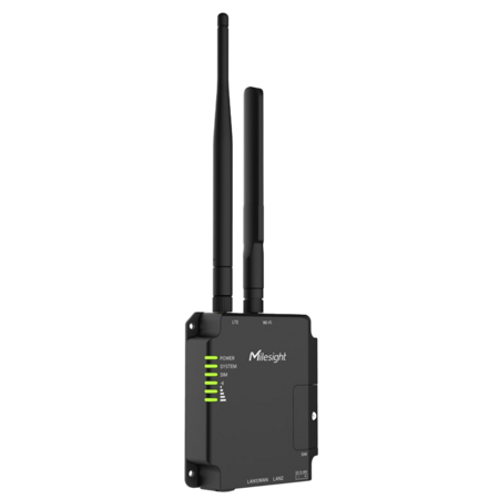 Milesight UR32S Industri&euml;le 4G LTE Router - Met PoE en VPN voor CCTV