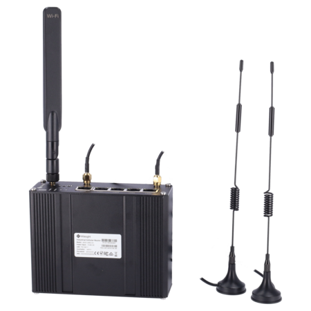 Milesight Industri&euml;le 4G LTE Router - Dual SIM, WiFi, RS232/RS485 &amp; DIN-Rail