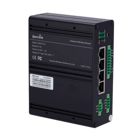 Queclink WR210 Industri&euml;le 4G LTE Router - Dual SIM, WiFi &amp; DIN-Rail Montage