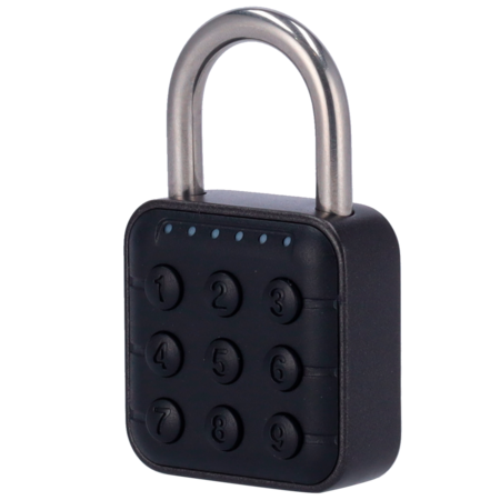 Bluetooth Smart Hangslot met App en PIN - IP67 waterdicht voor buitenshuis