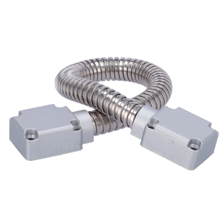 Safire deurtule 500 mm met 16 mm flexibele metalen buis