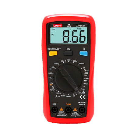 Digitale multimeter UNI-T 600V CAT III voor spanning en stroom meting