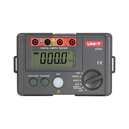Aardweerstandsmeter UNI-T tot 4000&Omega; voor elektrische installaties