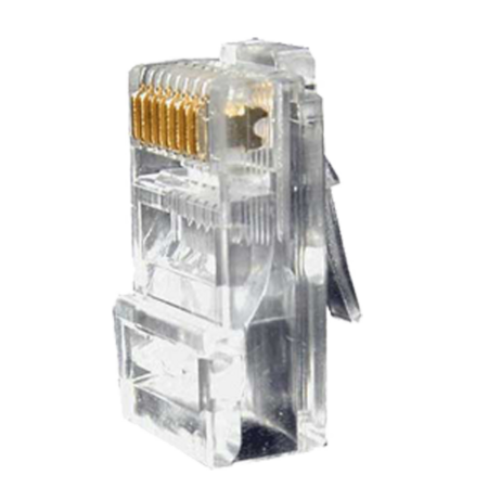 Safire Smart RJ45 Pass-Through Connector - Cat5e UTP Netwerkkabel - 1 Stuk