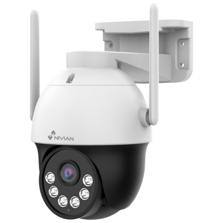 Nivian NV-MOTOCAM30-W6 PT WiFi Buitencamera - 3MP 2K - IP66 &amp; Audio
