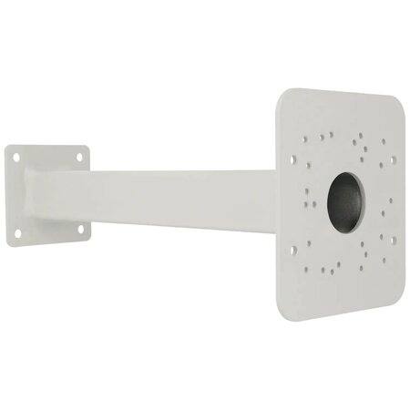 Paalbevestiging Arm voor Bullet Camera - Wit Gegalvaniseerd Staal