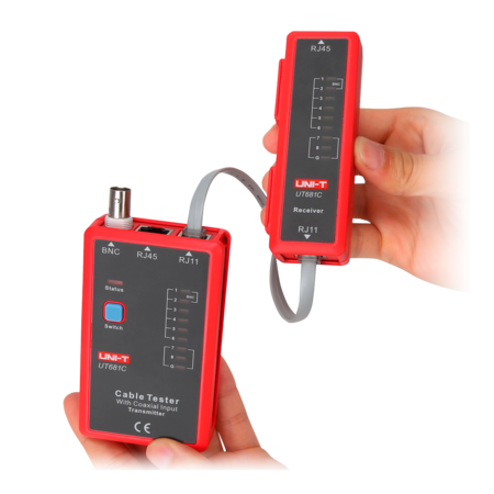 Professioneel UT681C Kabel Tester voor utp Rj45.