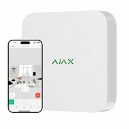 Ajax Systems NVR 8-Kanaals Wit - Netwerk Video Recorder voor IP-Cameras