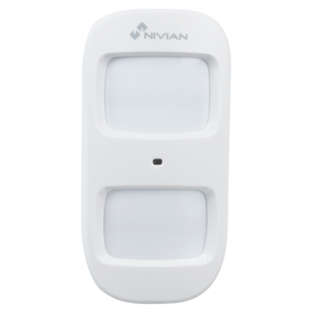 Nivian NVS-D2A Volumetrische binnen bewegingsmelder Draadloos Compatibel met Alarm Panel.