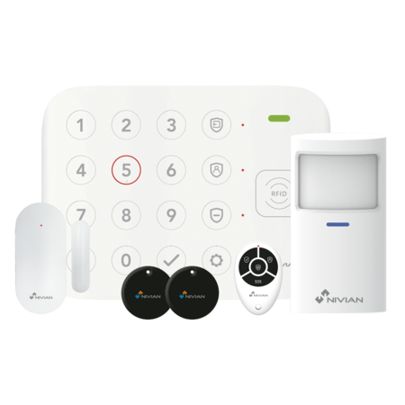 Nivian NVS-KEYPADALARM-W Draadloos alarminstallatie WiFi Nivian Smart.