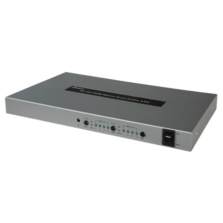 HDMI Matrix Switch 4x2 met 4K Ultra HD ondersteuning voor AV-systemen