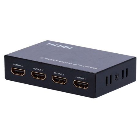 HDMI Splitter 4K 1 naar 4 poorten voor tv en monitor