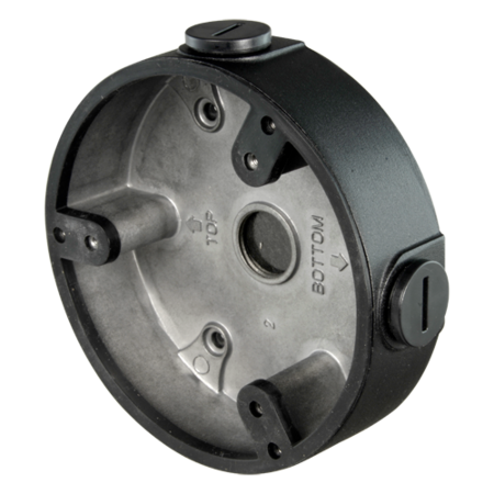Dahua aansluitdoos 122 mm aluminium voor domecamera's zwart
