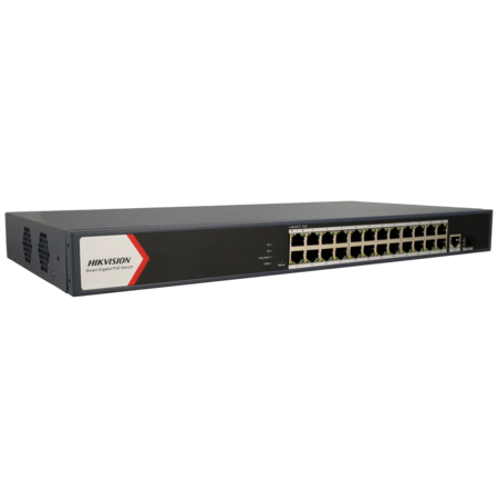 HIKVISION PRO NO CCTV 26-Poorts Cloud Switch 370W PoE voor Camerabewaking