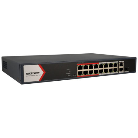18 ports cloud switch with 16 PoE ports
