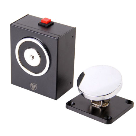 Elektromagnetische Deurhouder 50kg met Override Knop - 24V DC