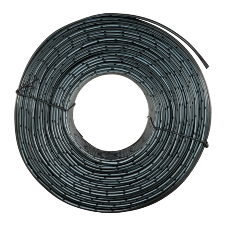 Parallelle DC kabel 100 meter 2 x 0,75 mm - Rood en Zwart voor camerabewaking