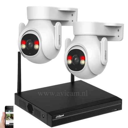 Dahua Wifi Cameraset 5MP - Bewakingscamera met Auto Tracking voor buiten