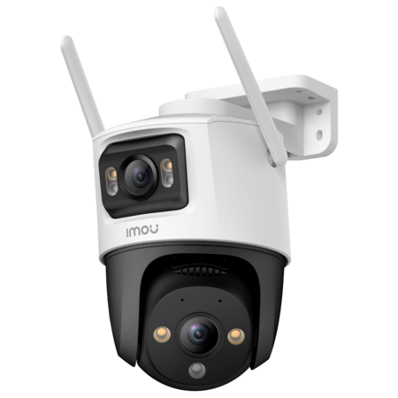 Imou Cruiser Dual lens PT Wifi bewakingscamera IPC-S7XP-6M0WED-0360B-IMOU, mic, luidspreker en sirene.