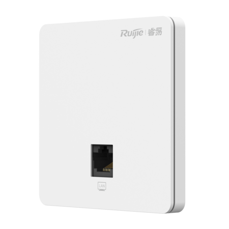 WiFi Acces Point REYEE RG-RAP1200(F)  | wandcontactdoos formaat | Dual Band 2,4 en 5 GHz.