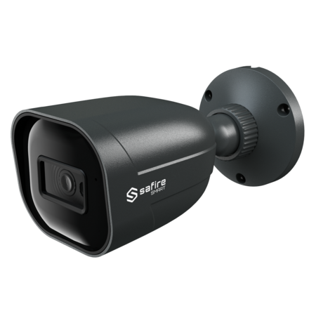 Safire Smart SF-IPB080A-4E1-GREY IP Bullet Camera - 4MP PoE 2.8mm IP67 Grijs