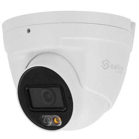 Safire Smart SF-IPT020A-6B1-DL Turret IP Camera - 6MP 2.8mm Dual Light IP67 PoE