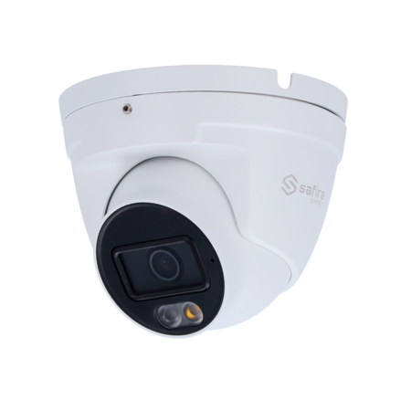 Safire Smart SF-IPT020A-8B1-DL IP Turret Camera - 8MP 2.8mm Dual Light IP67