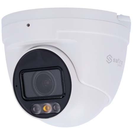 Safire Smart SF-IPT511ZA-4B1-DL Turret IP Camera - 4MP PoE Dual Light IP67