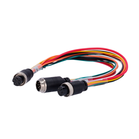 ST-POWERSPLIT-CABLE Streamax-kabel voor het voeden van 2 recorders 9-pins.