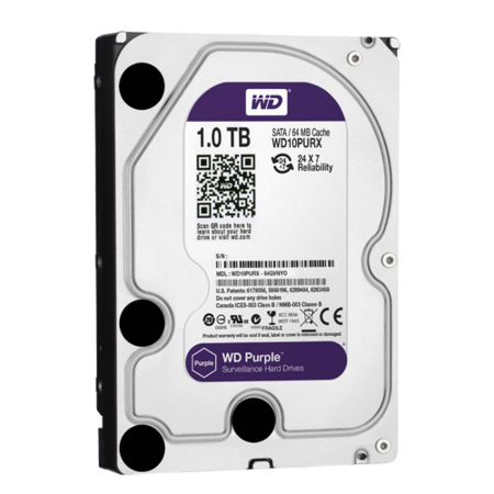 Western Digital Purple WD10PURZ - 1TB Interne Harde Schijf - 3.5 Inch SATA