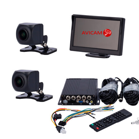 Compleet camerasysteem voor voertuigen, campers, bedrijfswagens en vrachtwagens - Plug &amp; Play.