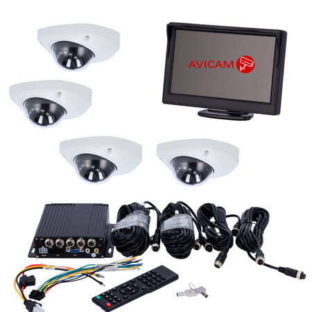 Compleet camerasysteem voor voertuigen, campers, bedrijfswagens en vrachtwagens - Plug &amp; Play.