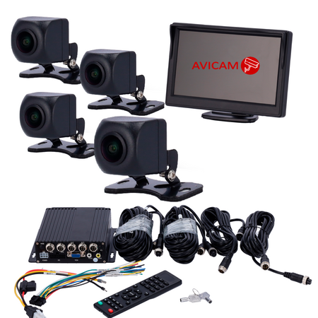 Compleet camerasysteem voor voertuigen, campers, bedrijfswagens en vrachtwagens - Plug &amp; Play.