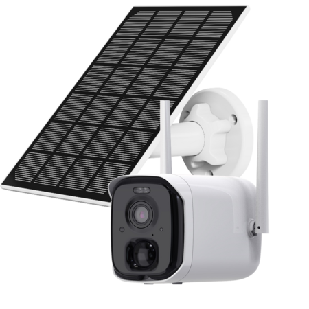 VicoHome CG522-S5-SOLAR 4MP Wifi Zonnepaneel Camera &ndash; PIR, Zonnepaneel 5W, 9000 mAh Accu, Tweewegaudio.