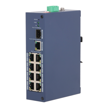 X-Security Industri&euml;le L2 Switch XS-SW8GE1GE1SFP-MGD met Dual Gigabit Uplink