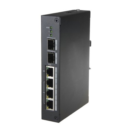 X-Security XS-SW0604-96-DIN-HIPOE Industri&euml;le L2 Switch - 90W PoE++
