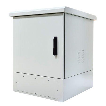 19 Inch Outdoor Serverkast 9U - IP65 Weerbestendig Vloerrek met Koeling