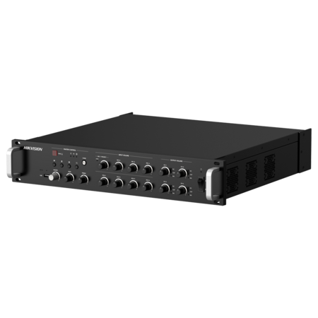 Netwerkversterker 1000W 100V - 4 Zones met Bluetooth USB RCA en Mengpaneel