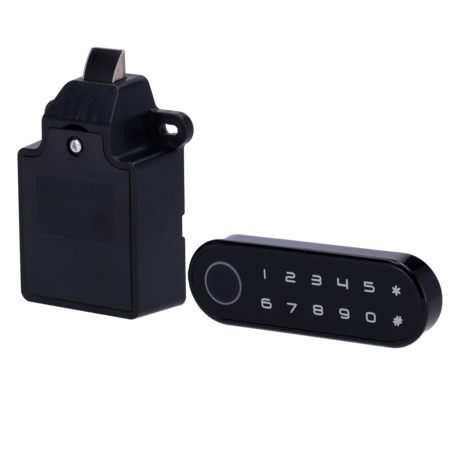 Safire Slim Lockerslot met Vingerafdruk en Wachtwoord optie