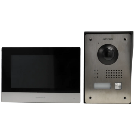 Hikvision Video Intercom Kit DS-KIS703Y-P - 7-inch Touchscreen voor Beveiliging